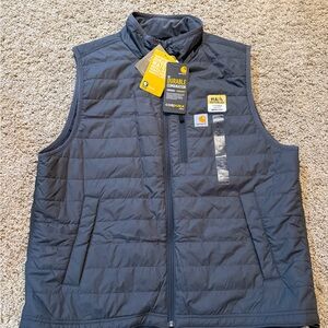 Carhartt Men's Navy Quilted Vest